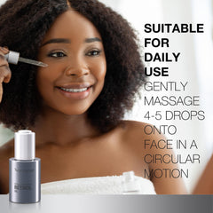 Neutrogena Rapid Wrinkle Repair oil applied on cleansed skin