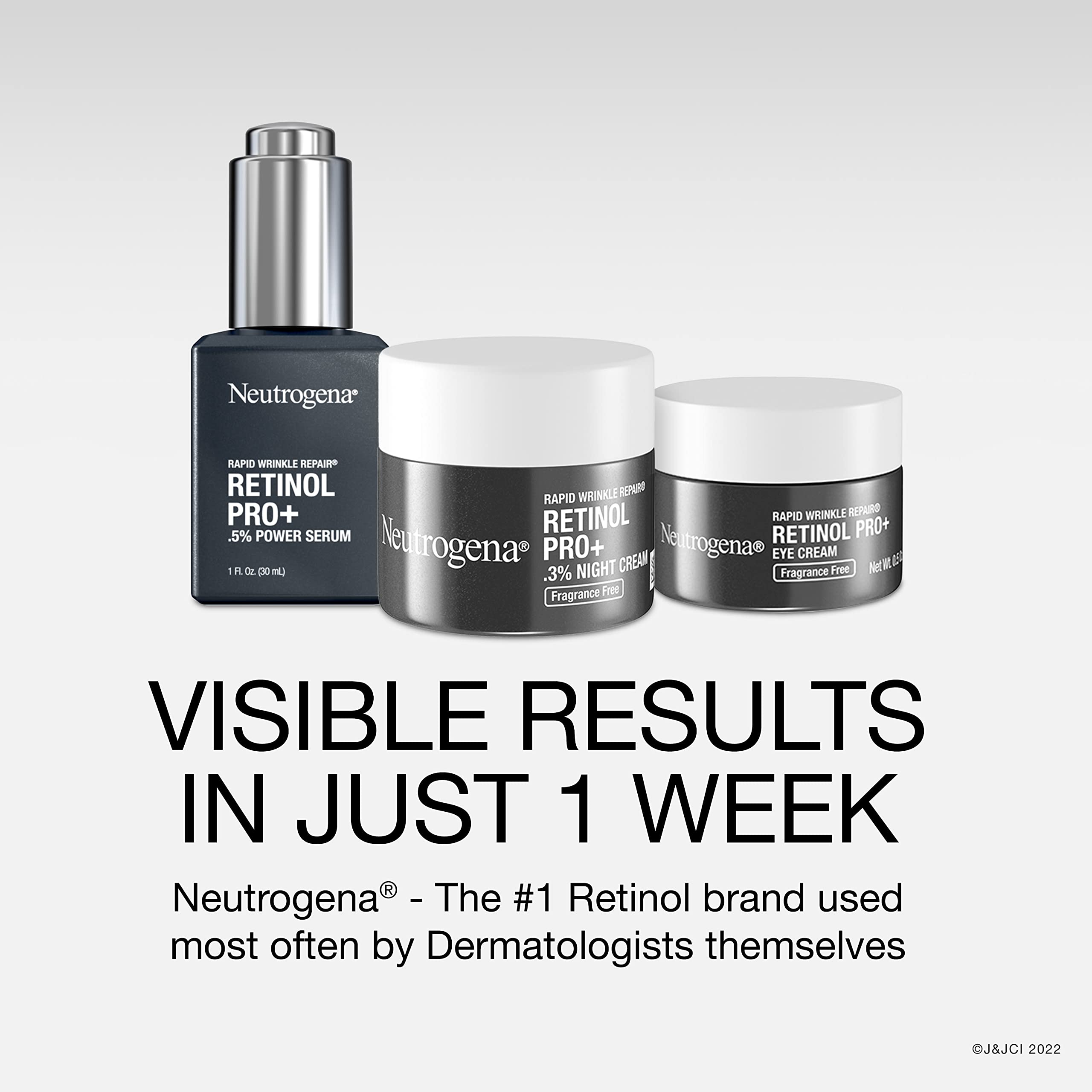 Label close-up highlighting micropeptide and retinol Pro+ in Neutrogena eye cream