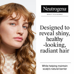 Neutrogena exfoliante primer plano, eliminación de residuos del cabello
