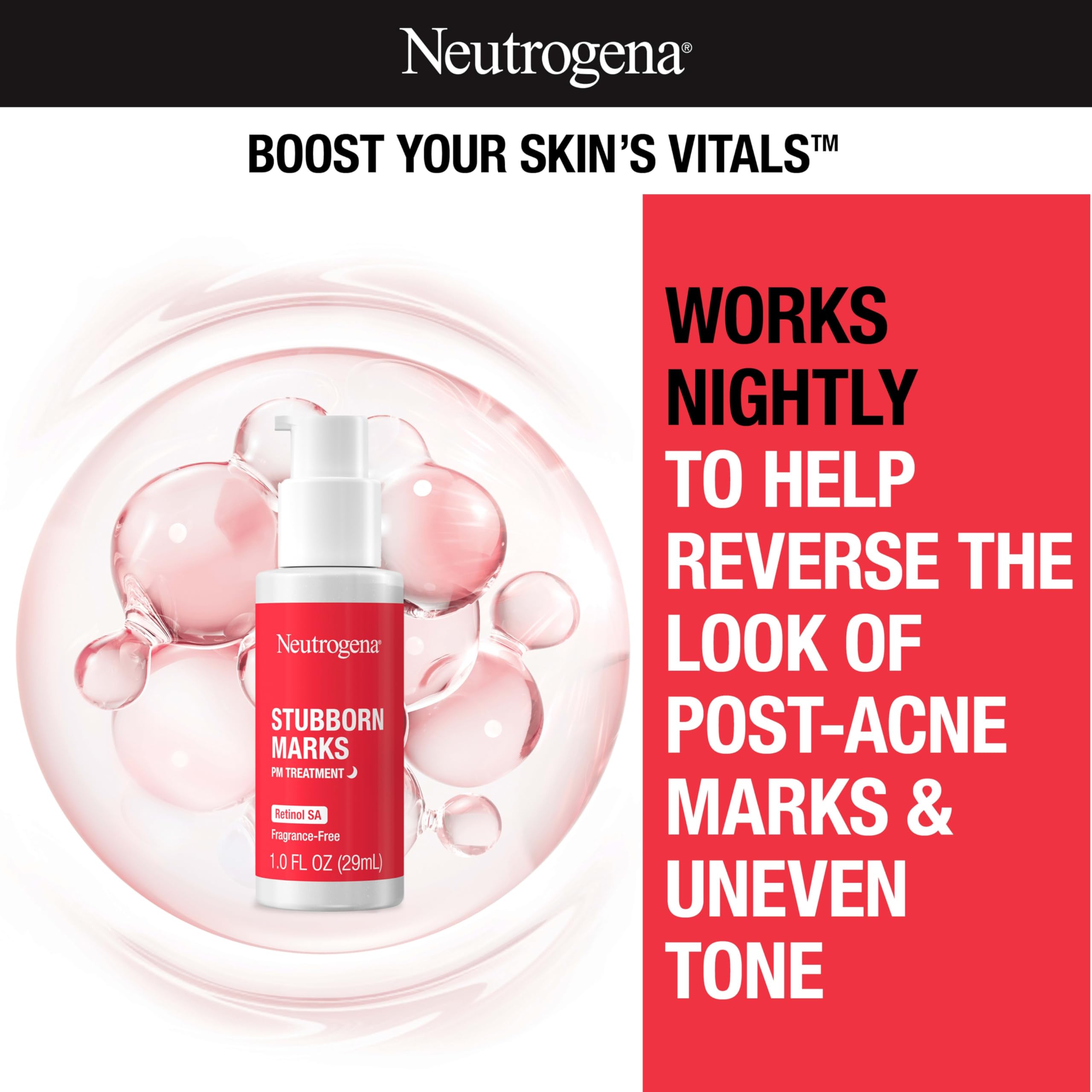 Neutrogena tratamiento con retinol estabilizado, ingrediente clave para piel