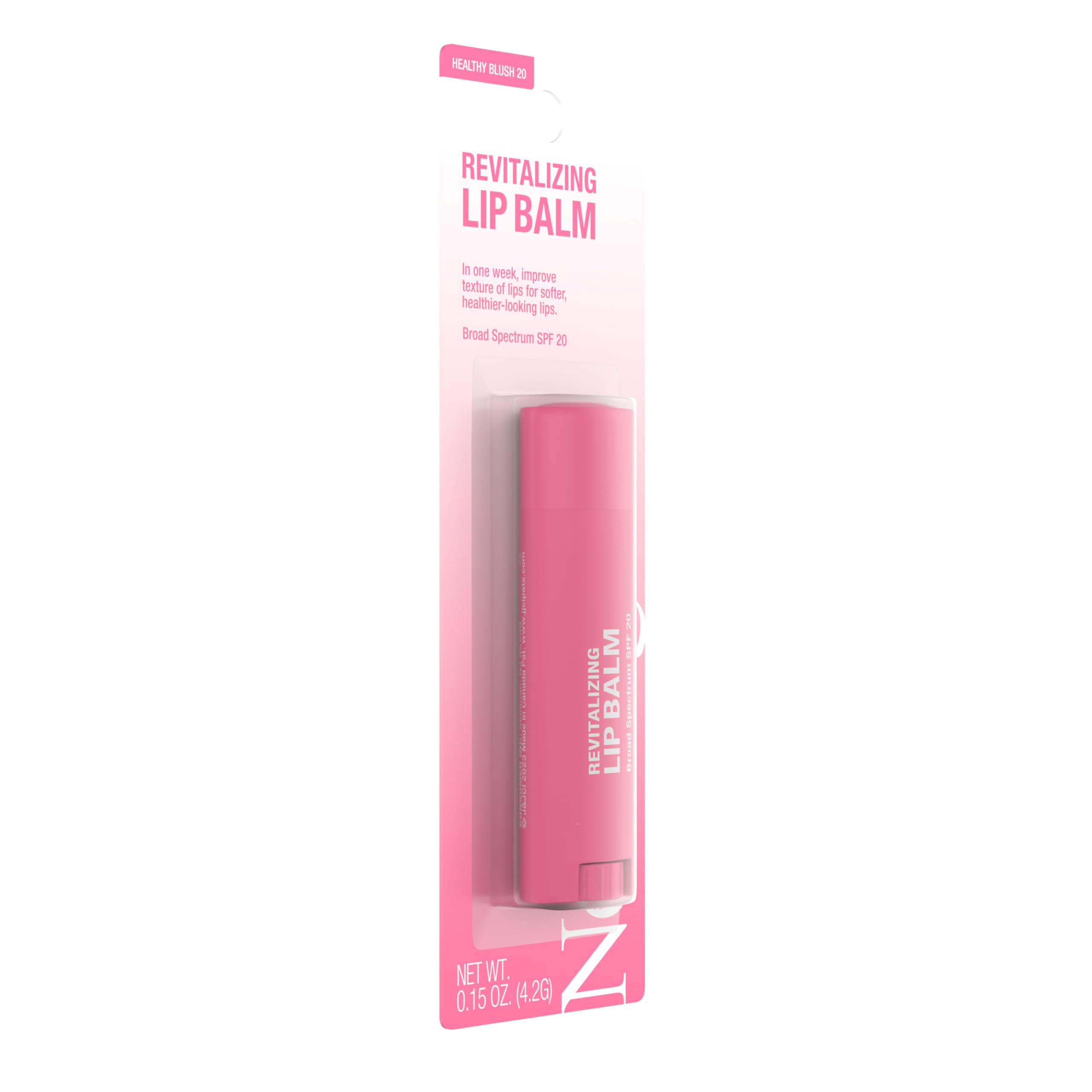Neutrogena Revitalizing Tinted Lip Balm lips show hydrated appearance after use.