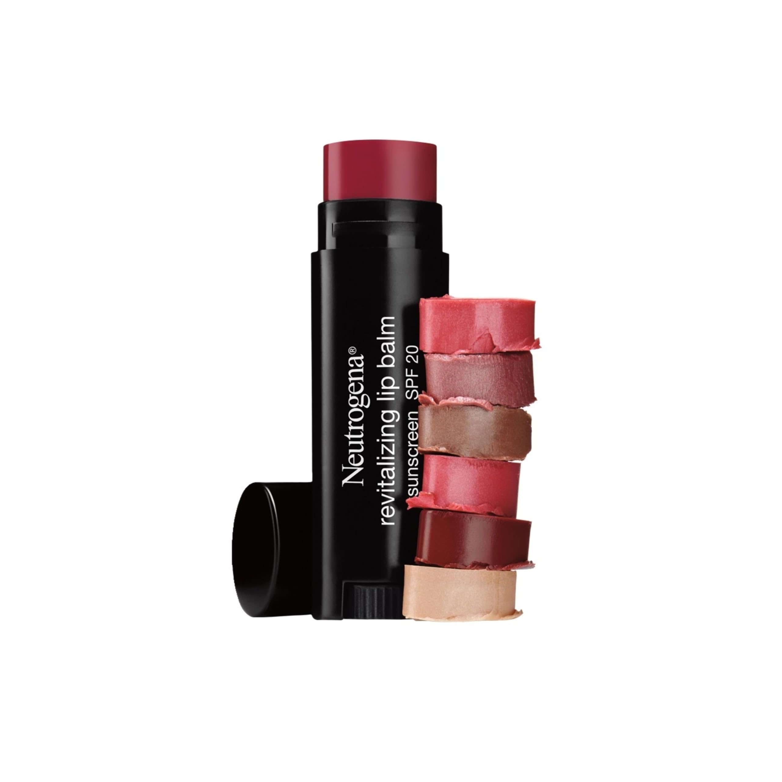 Close up of lips with soft sheen from Neutrogena balm.