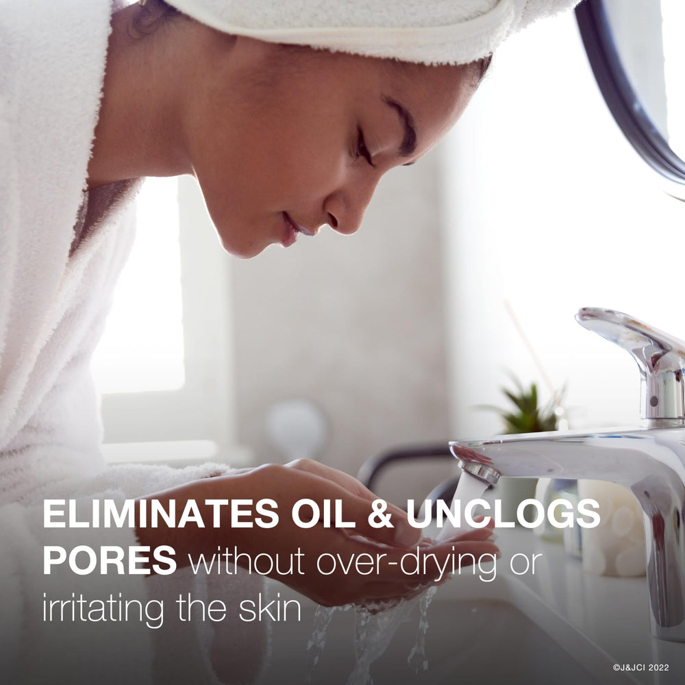 Salicylic acid ingredient close-up highlights acne-fighting focus.