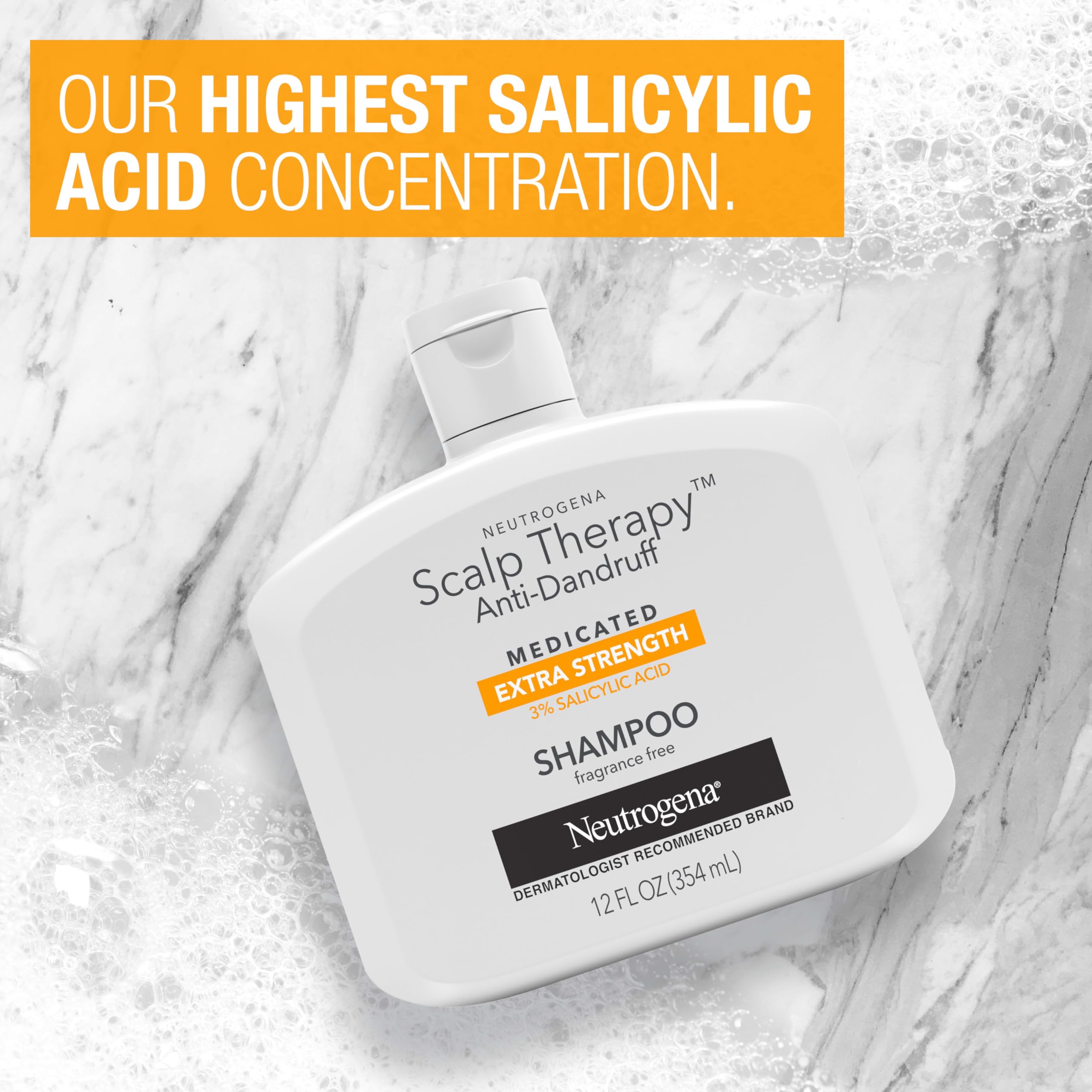 Neutrogena Scalp Therapy: tres por ciento ácido salicílico para exfoliar suavemente
