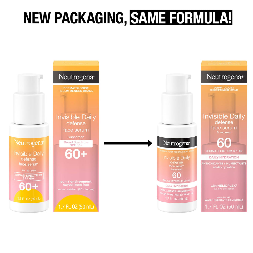 Neutrogena serum hidratante, textura ligera, absorción rápida para piel fresca.