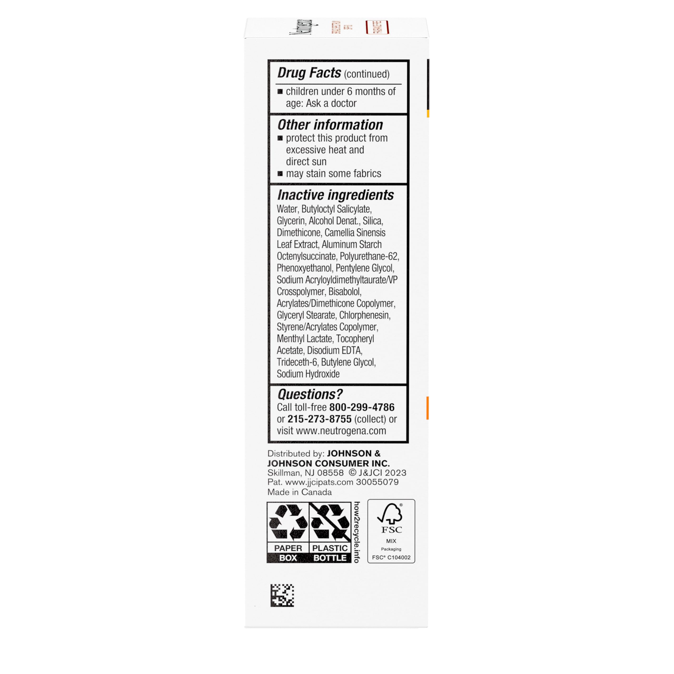 Serum Neutrogena transpirable sin residuo grasoso.