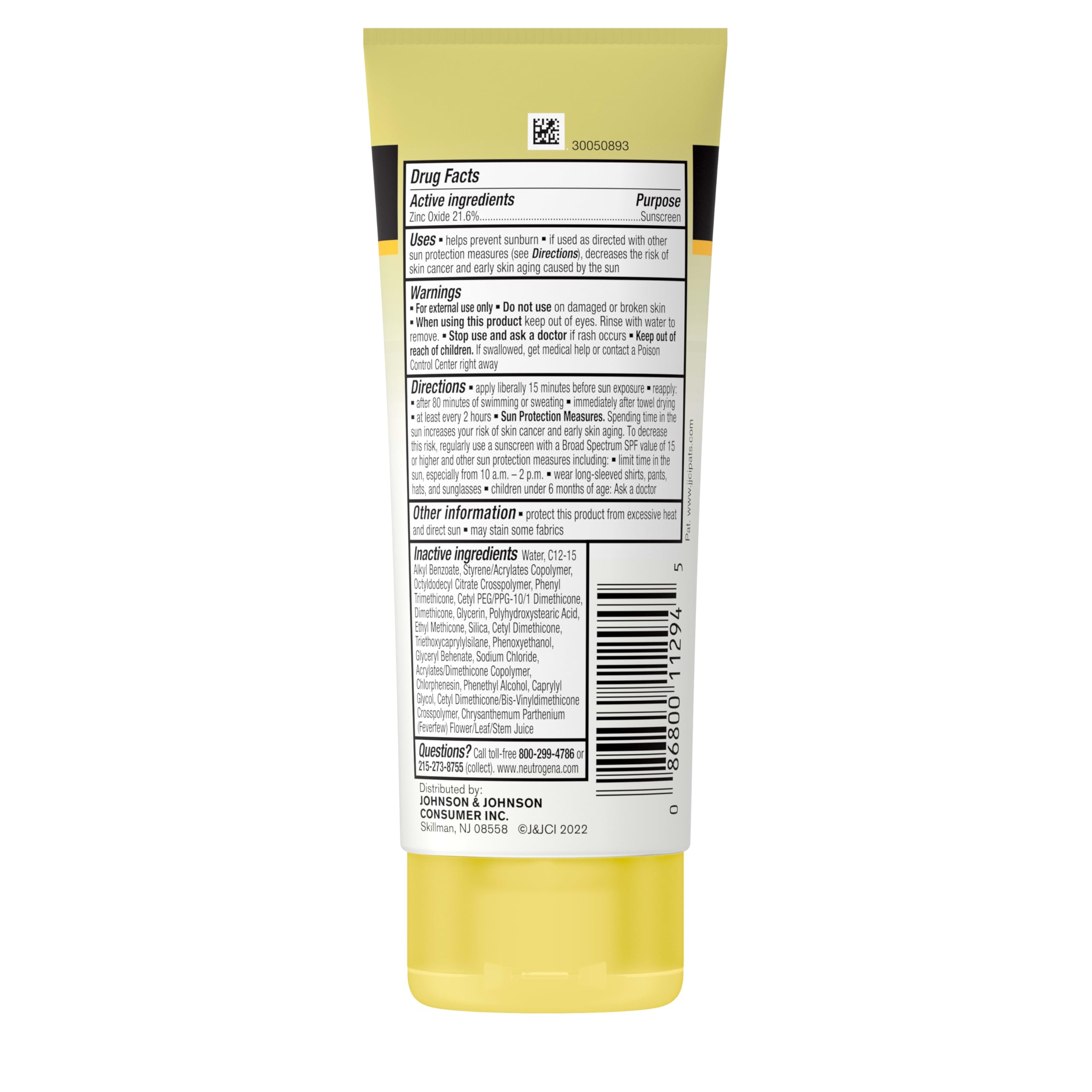Protección UVA UVB de Neutrogena Sheer Zinc Kids para piel de niños.