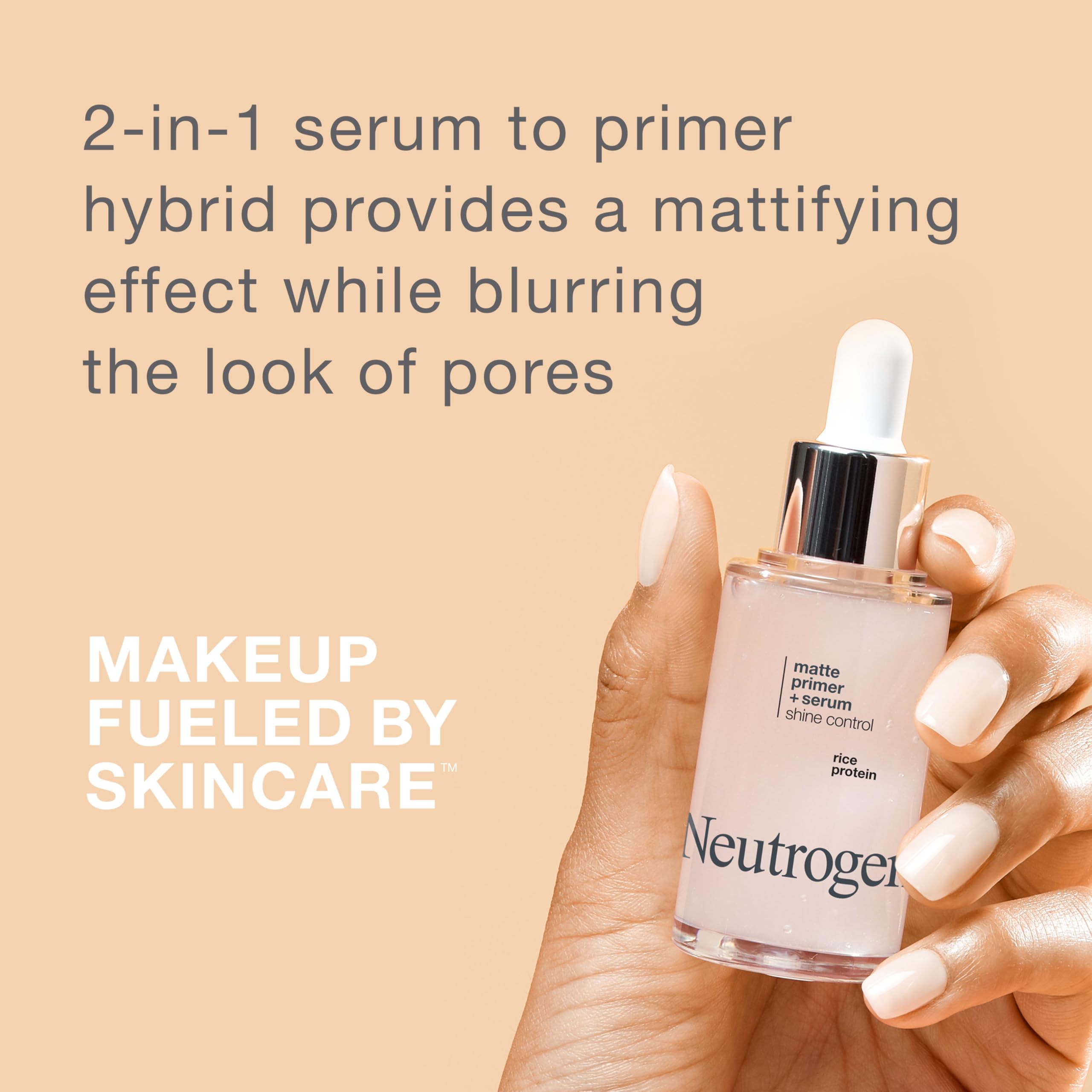 Neutrogena Shine Control Matte Booster textura serum-primer para base suave