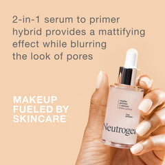 Neutrogena Shine Control Matte Booster textura serum-primer para base suave