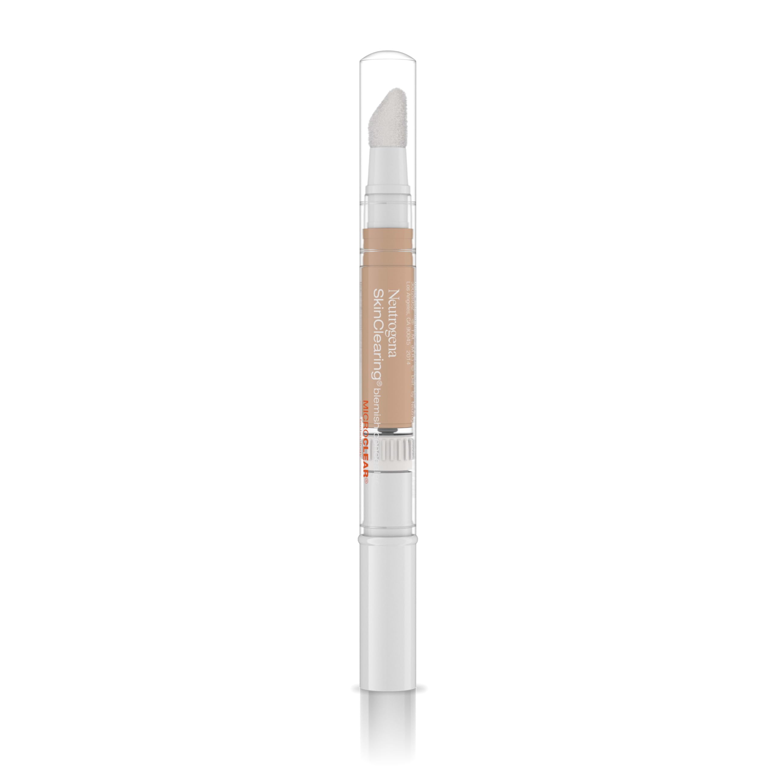 Neutrogena SkinClearing Blemish Concealer swirls blend for natural coverage.