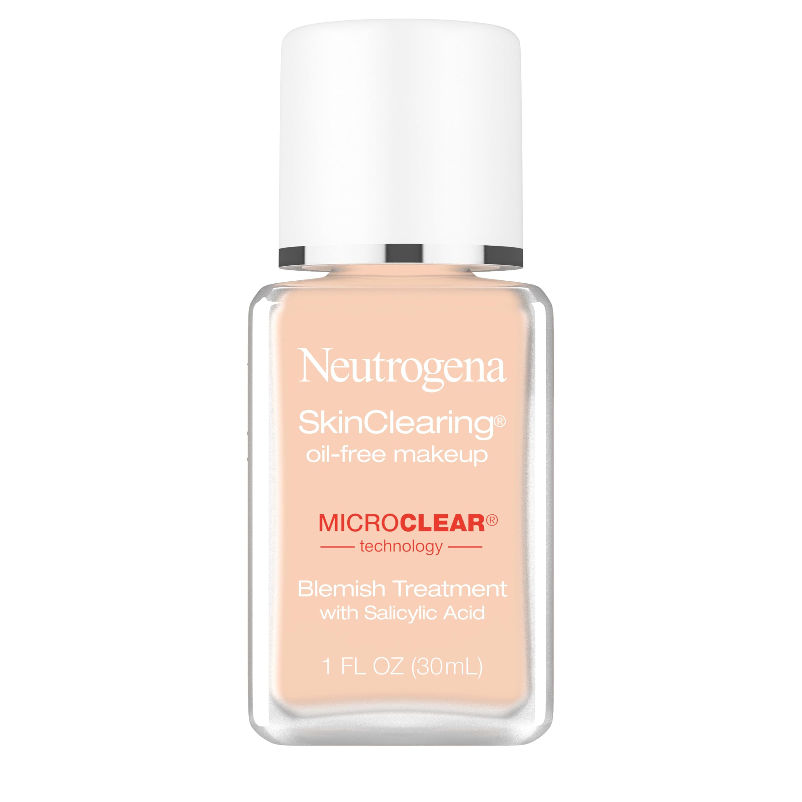 Neutrogena SkinClearing envase sin aceite para piel propensa al acné.