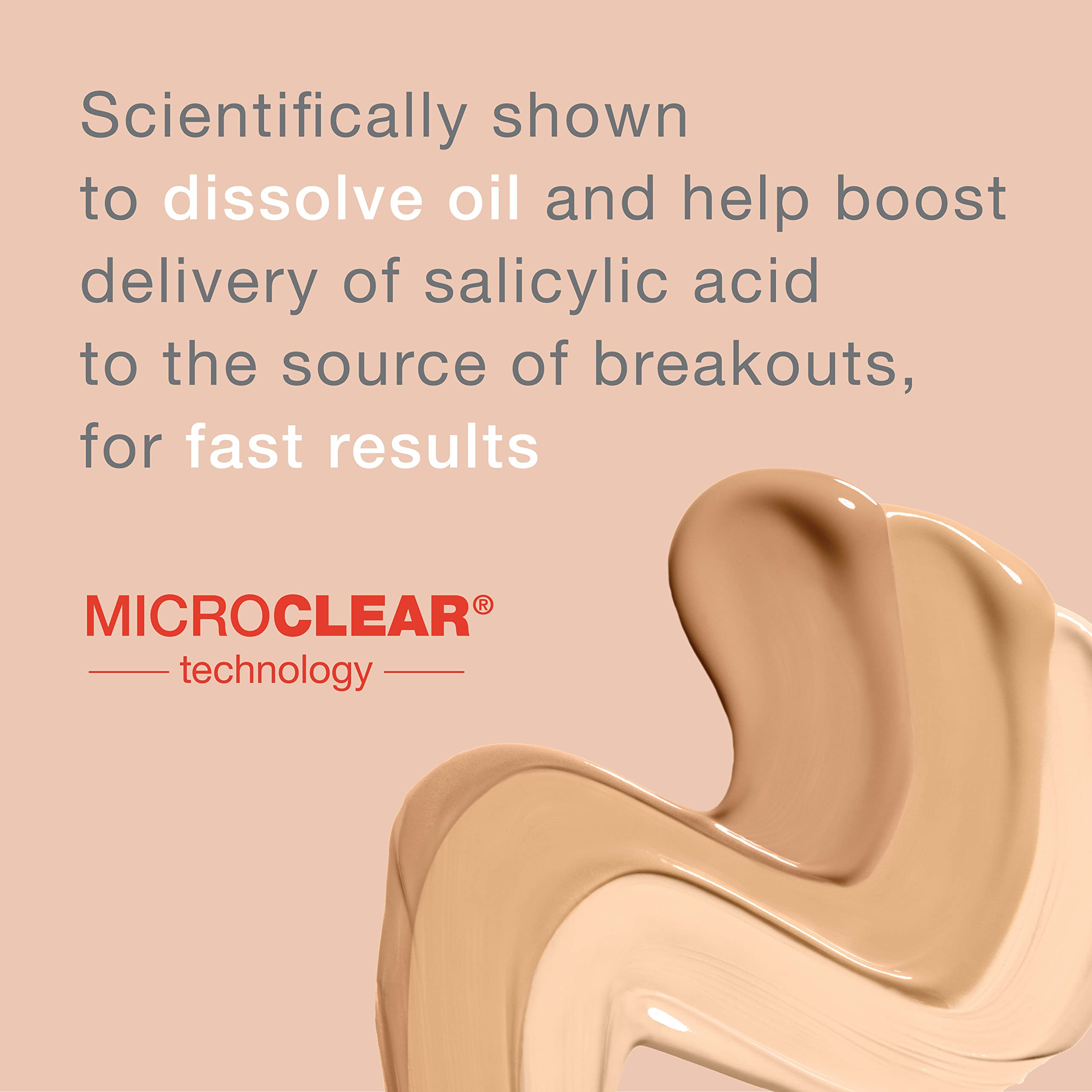 Neutrogena SkinClearing Foundation, cobertura natural, acabado ligero y respirable.