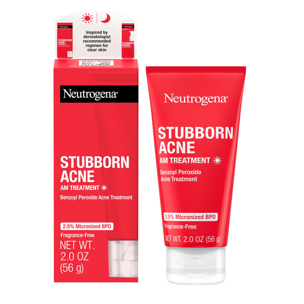 Neutrogena tratamiento diurno para acné obstinado, envase visible ayuda a reducir brotes