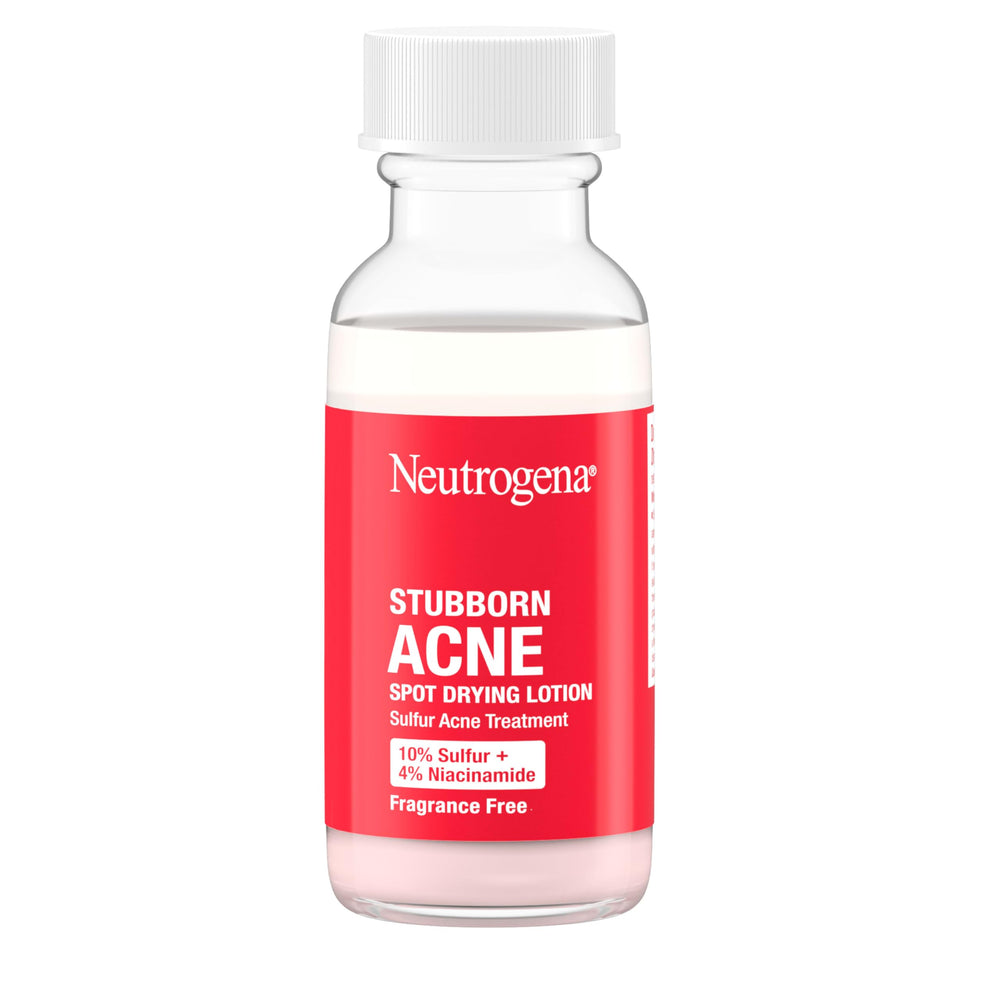 Neutrogena Stubborn Acne Spot Drying Lotion – aplicador suave para focalizar el tratamiento en granos