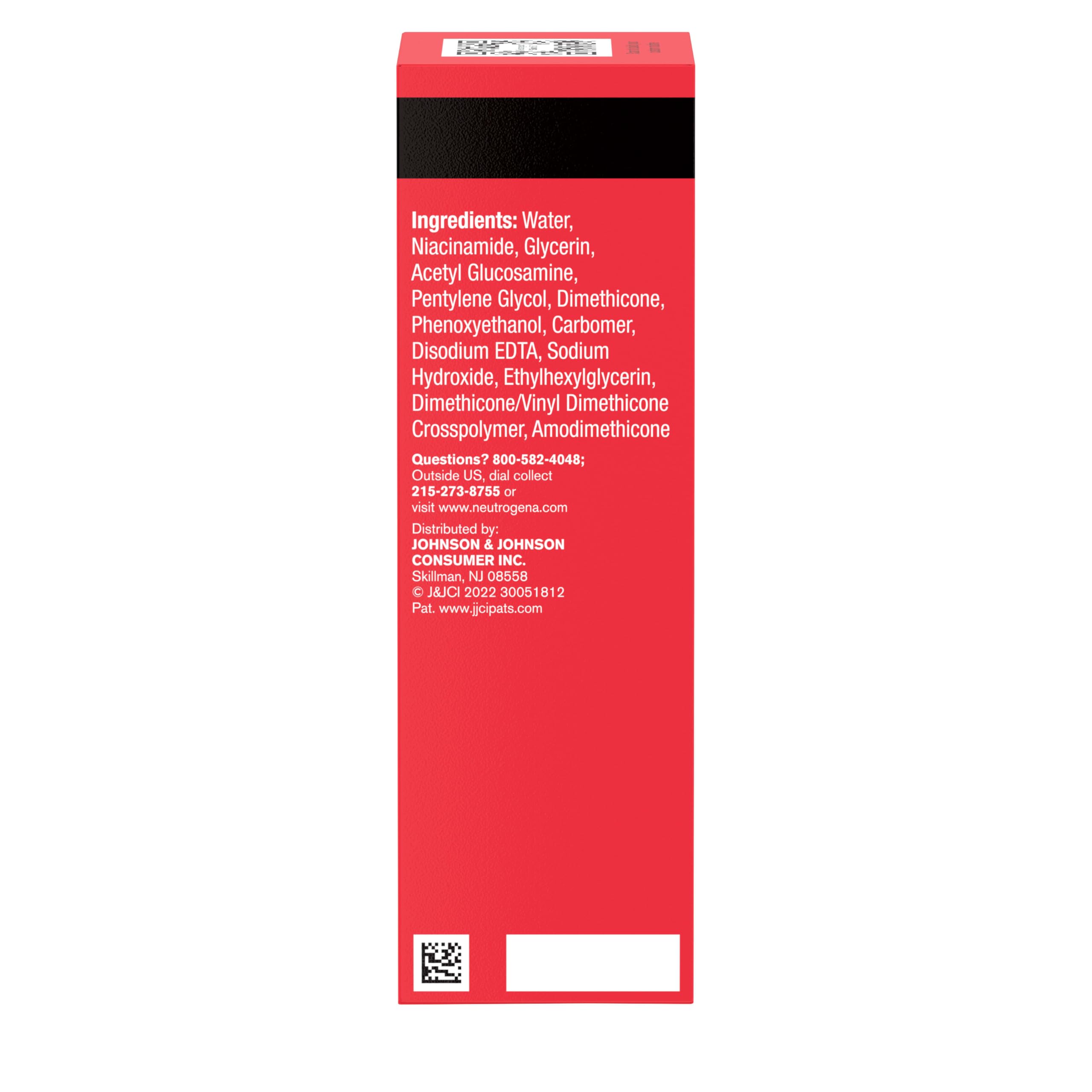 Neutrogena Stubborn Texture Serum: envase ligero que se absorbe rápido.