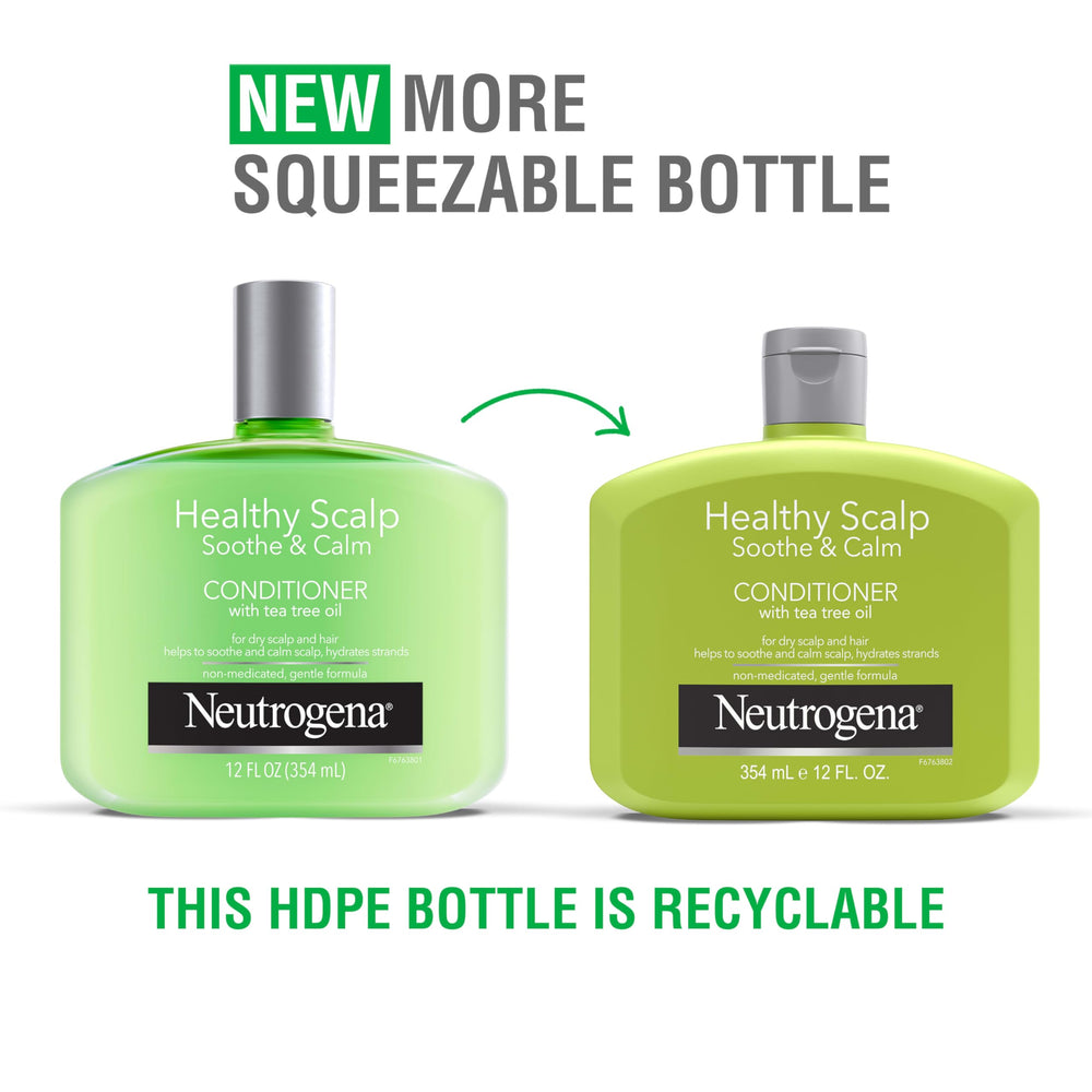 Acondicionador Neutrogena con textura cremosa que aporta humectación suave.