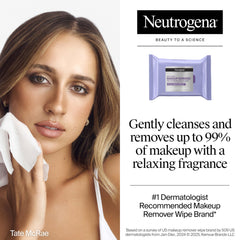Neutrogena toallitas para ojos sensibles, desmaquillado suave y seguro