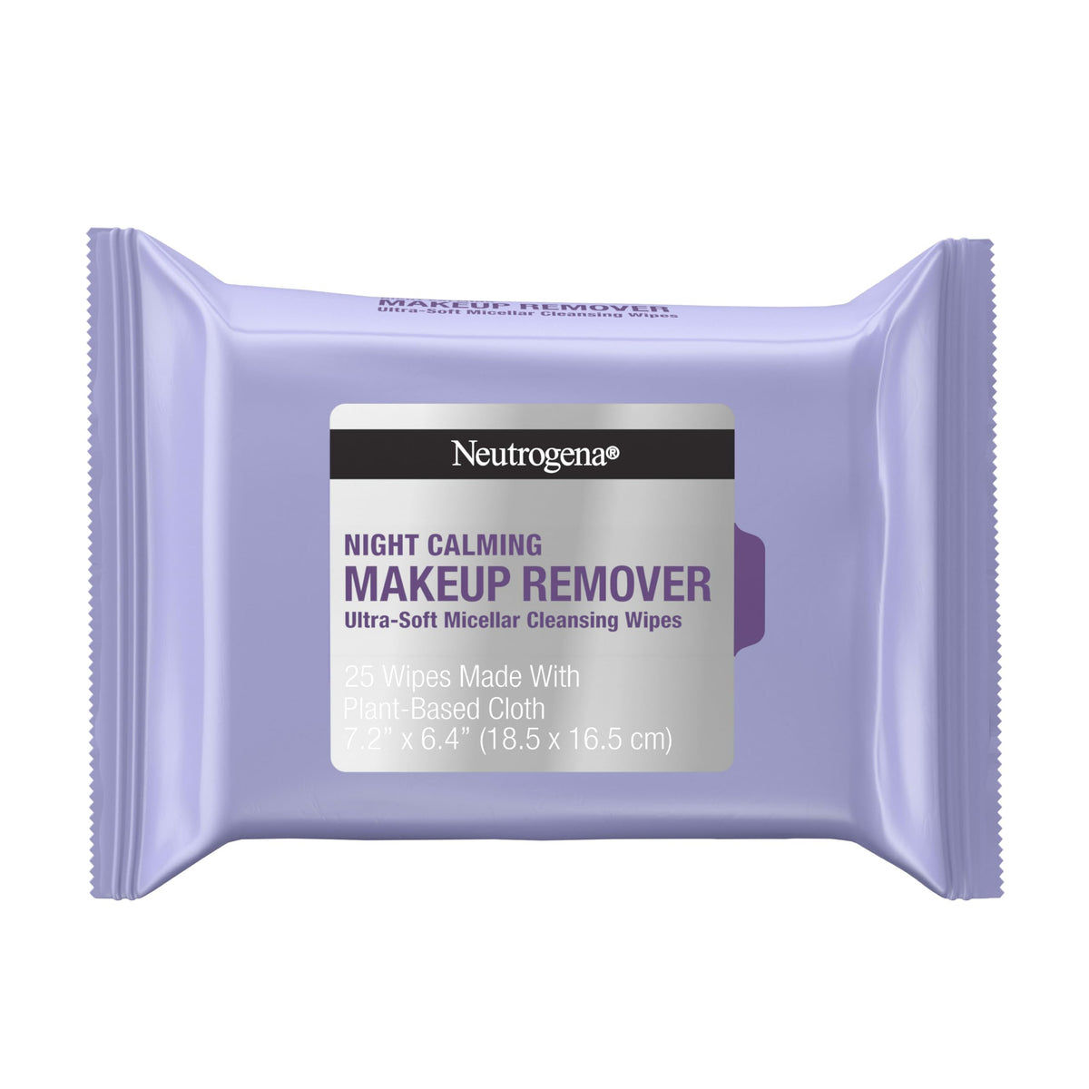 Neutrogena toallitas desmaquillantes nocturnas calma, limpieza suave para terminar el día