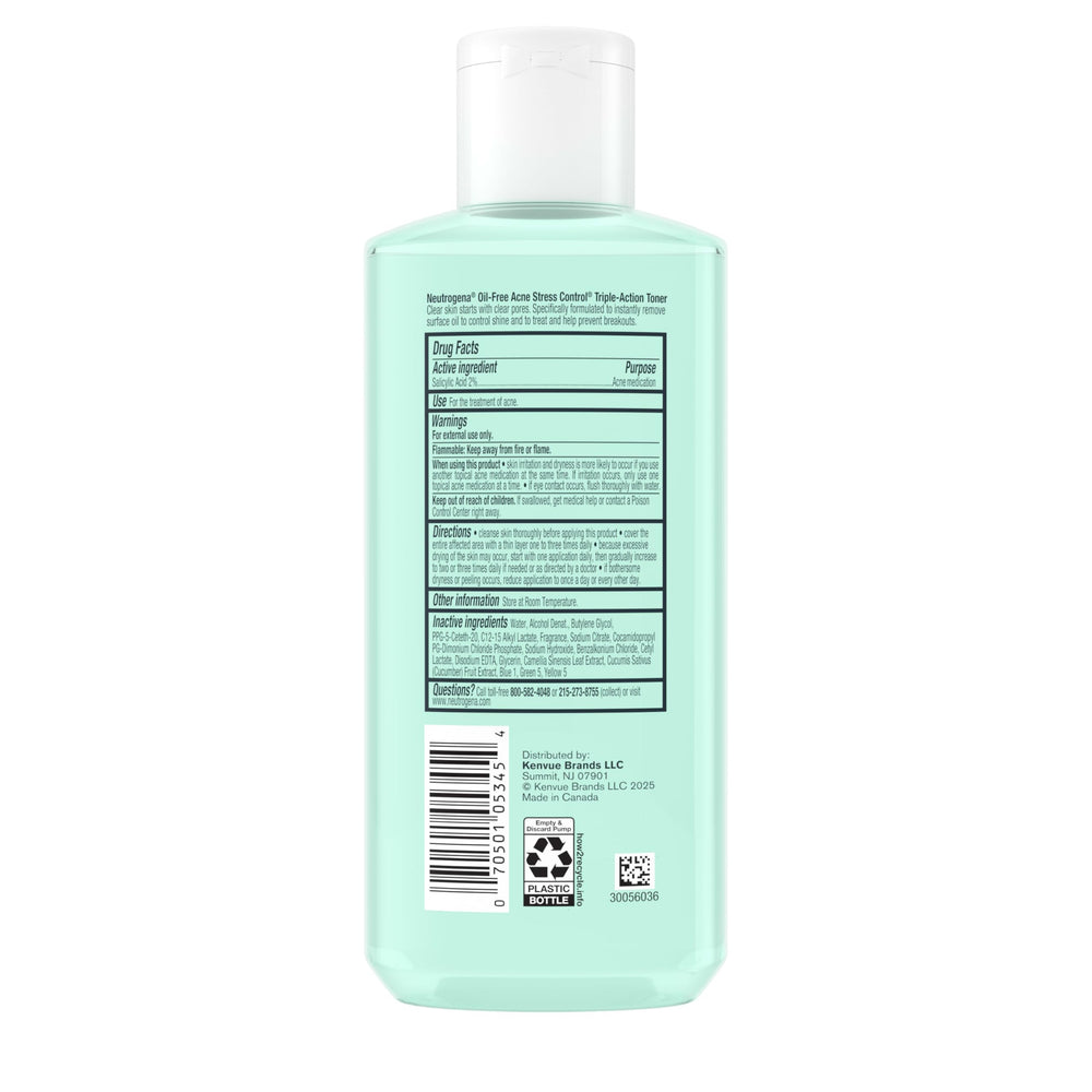 Neutrogena tónico para piel grasa, ideal para uso diario.