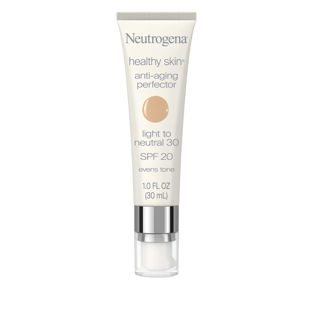 Neutrogena tratamiento retinol tintado en envase tubo para tono uniforme y piel suave.