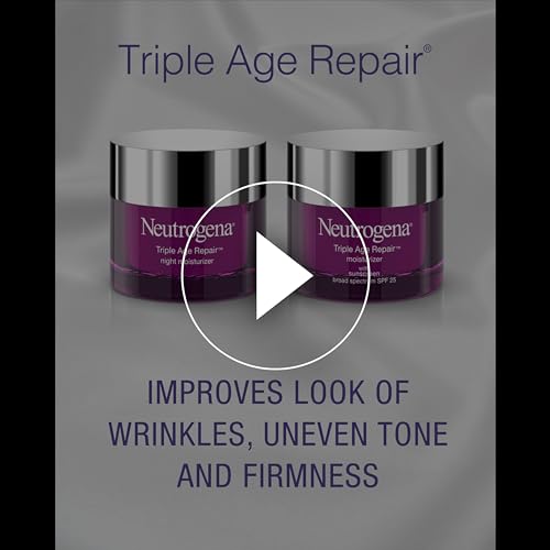 Neutrogena Triple Age Repair cuidado para cuello, hidratación continua durante el día.