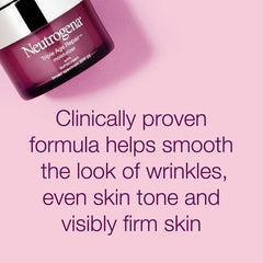 Neutrogena Triple Age Repair textura crema visible, sensación suave y rápida absorción.