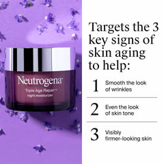 Neutrogena Triple Age Repair vitamin C brightening shot indicating even tone potential.