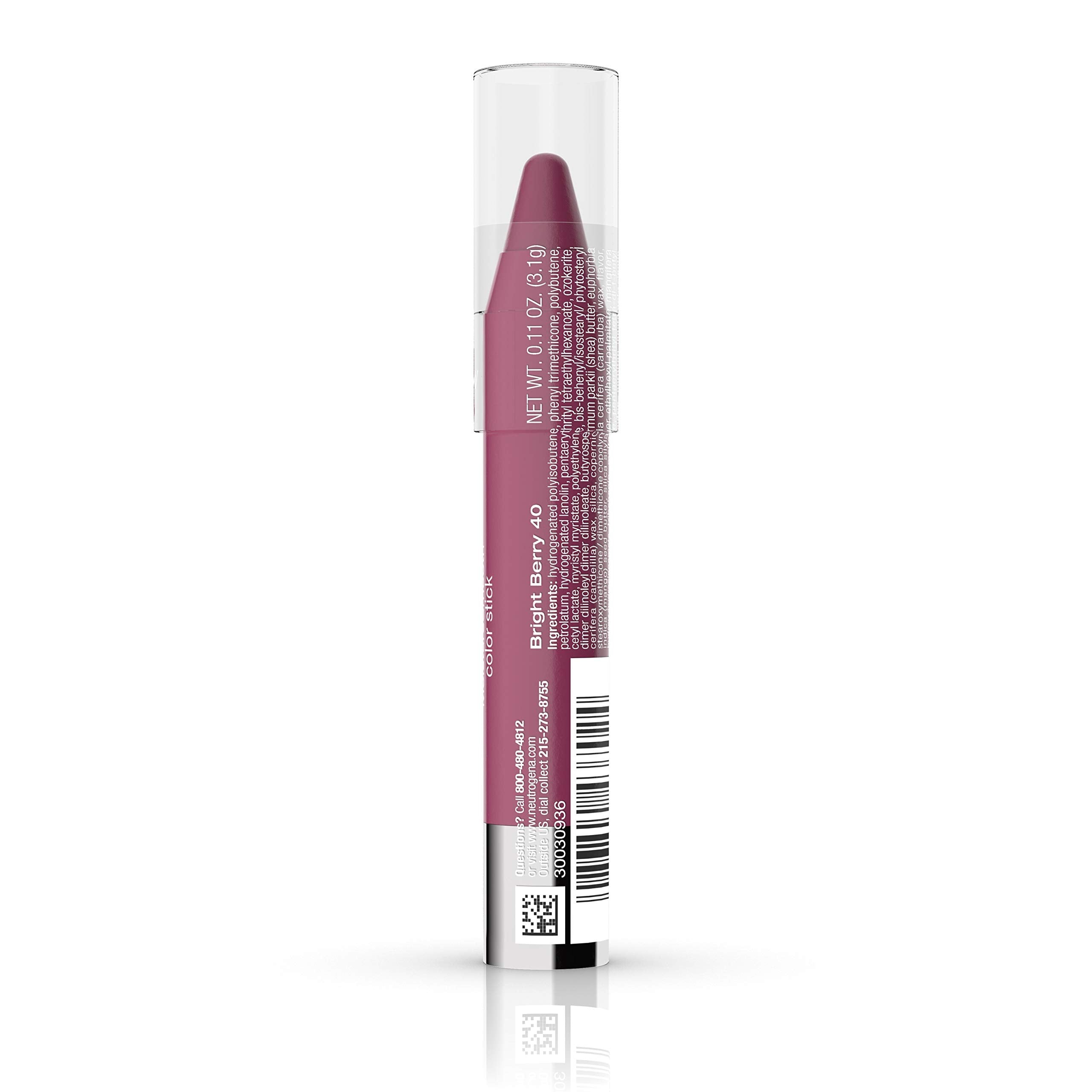 Formato twist-up sin sacapuntas para uso diario práctico con Neutrogena.