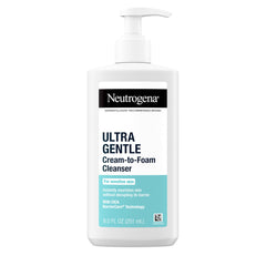 Neutrogena Ultra Gentle bottle—fragrance-free cleansing for sensitive skin.