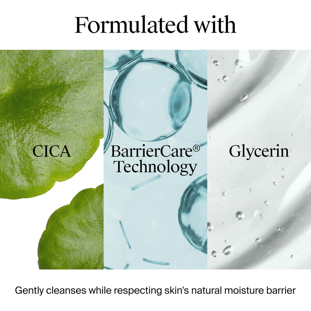 Neutrogena Ultra Gentle Foaming Cleanser on bathroom sink demonstrates daily cleansing routine.
