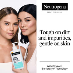 Neutrogena Ultra Gentle: textura crema-espuma para desmaquillar suave y eficaz.