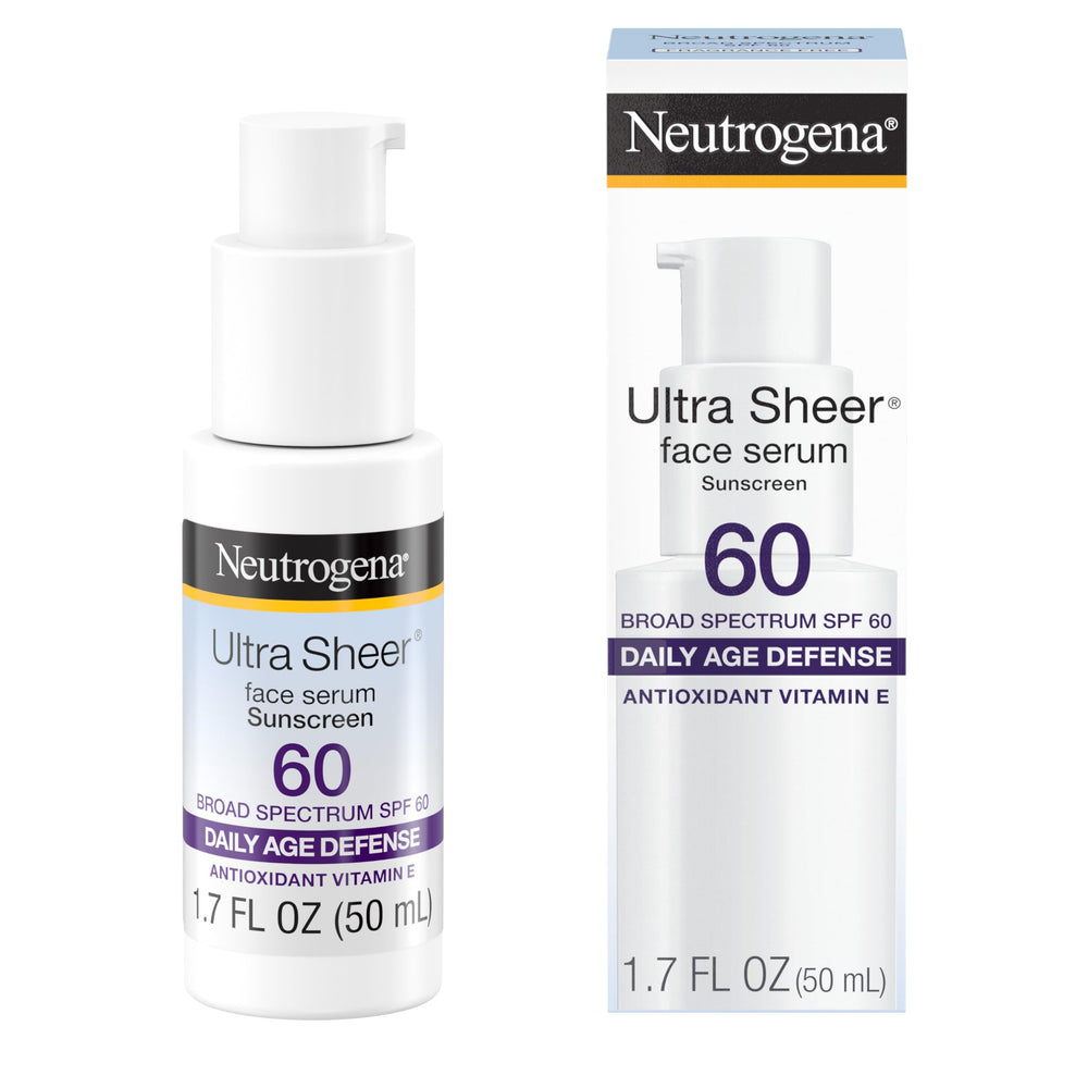 Neutrogena Ultra Sheer: botella visible para protección diaria al salir al exterior