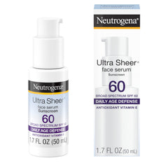 Neutrogena Ultra Sheer: botella visible para protección diaria al salir al exterior