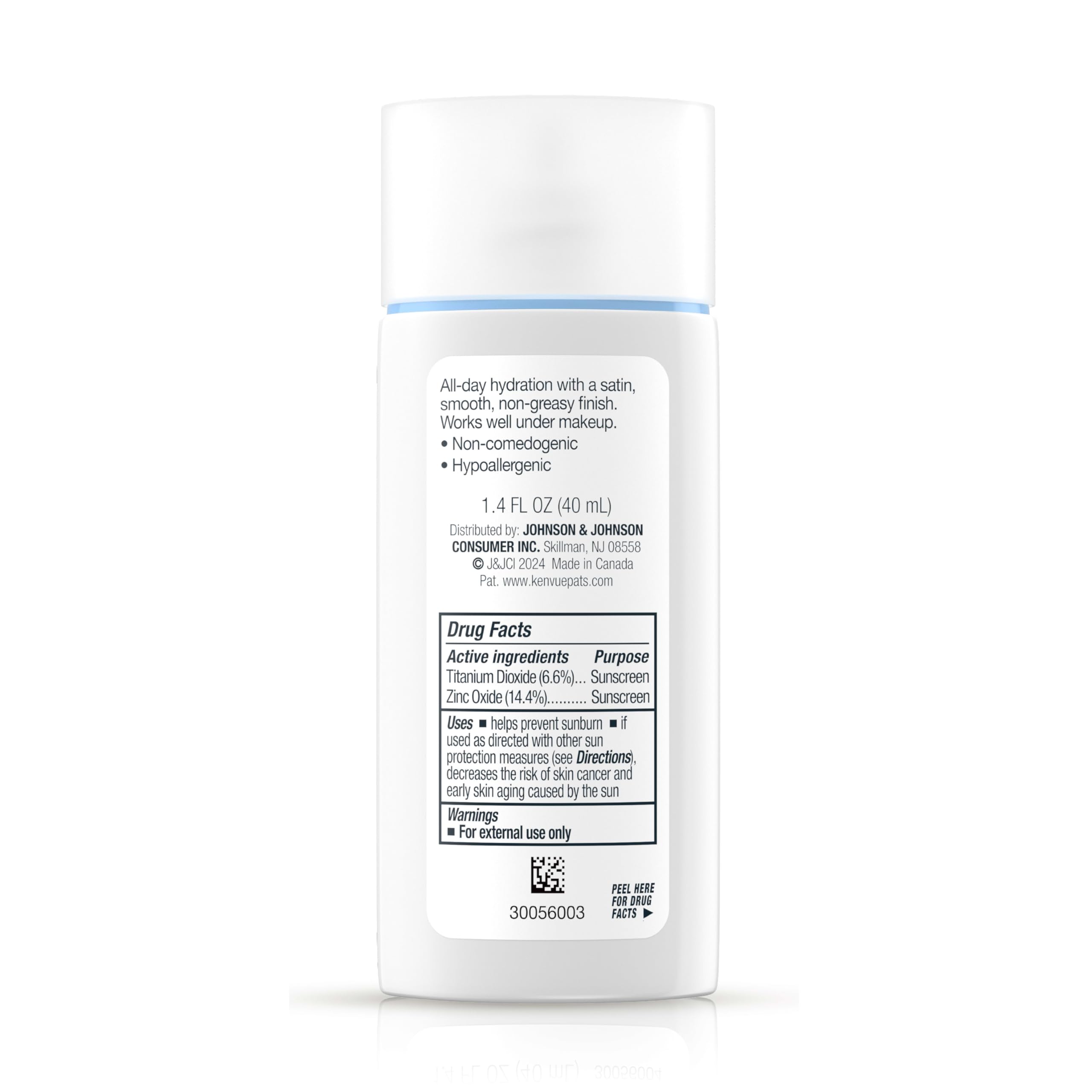 Neutrogena Ultra Sheer Mineral Face SPF 70, formato de viaje compacto para mochila.