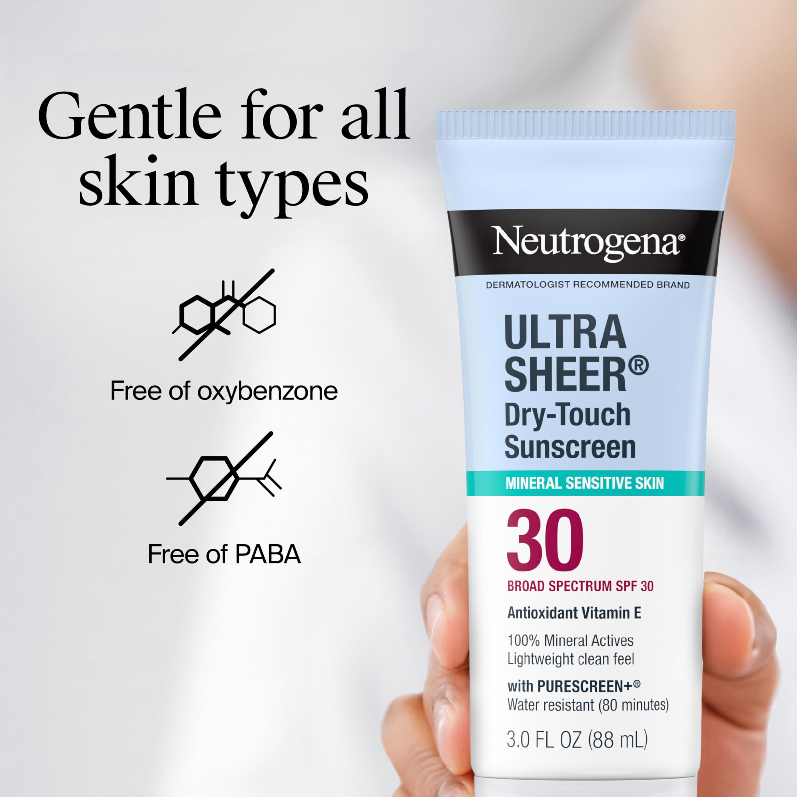 Neutrogena Ultra Sheer Mineral protección SPF30 para uso diario