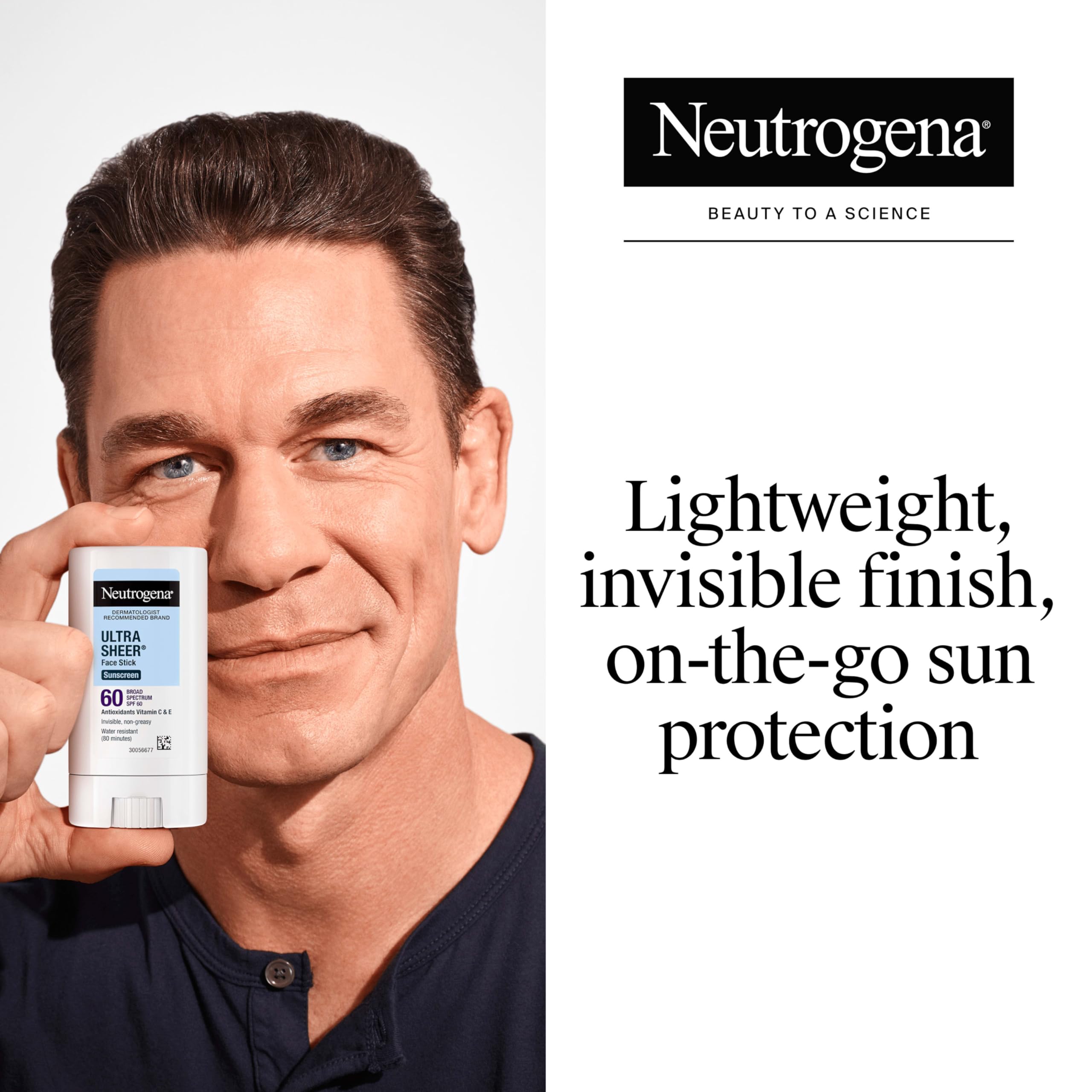 Neutrogena Ultra Sheer barra para rostro, acabado mate y sin grasa