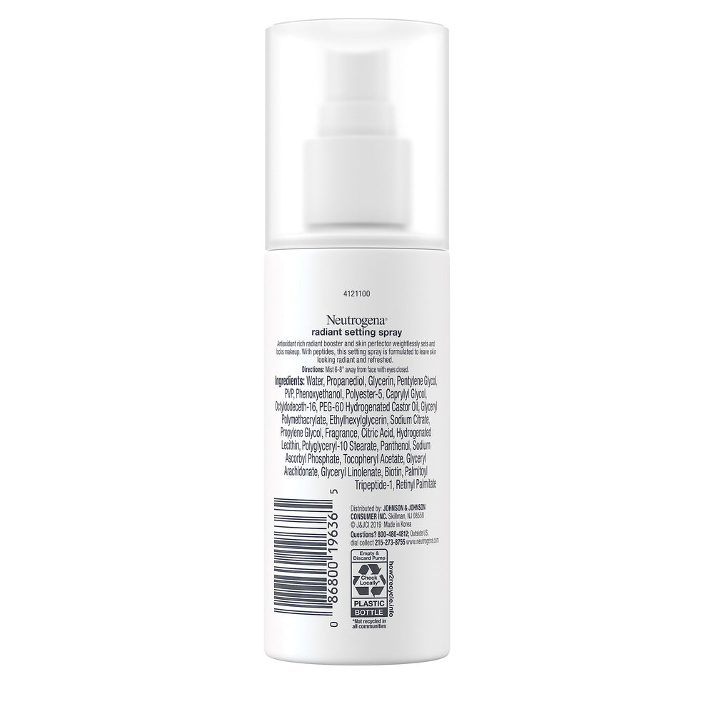 Neutrogena aplica equilibrio de brillo suave para uso diario.