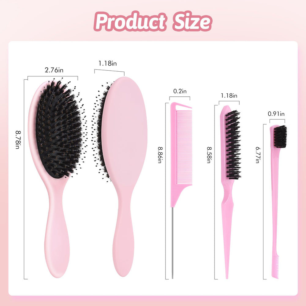 Nevecen 4-piece hair brush set for versatile styling and care.