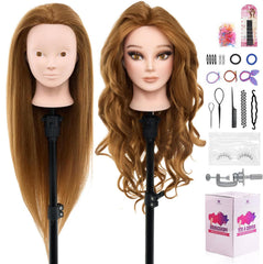 Neverland Balance 28inch mannequin head for braiding provides realistic, tangle-free hair for practice.