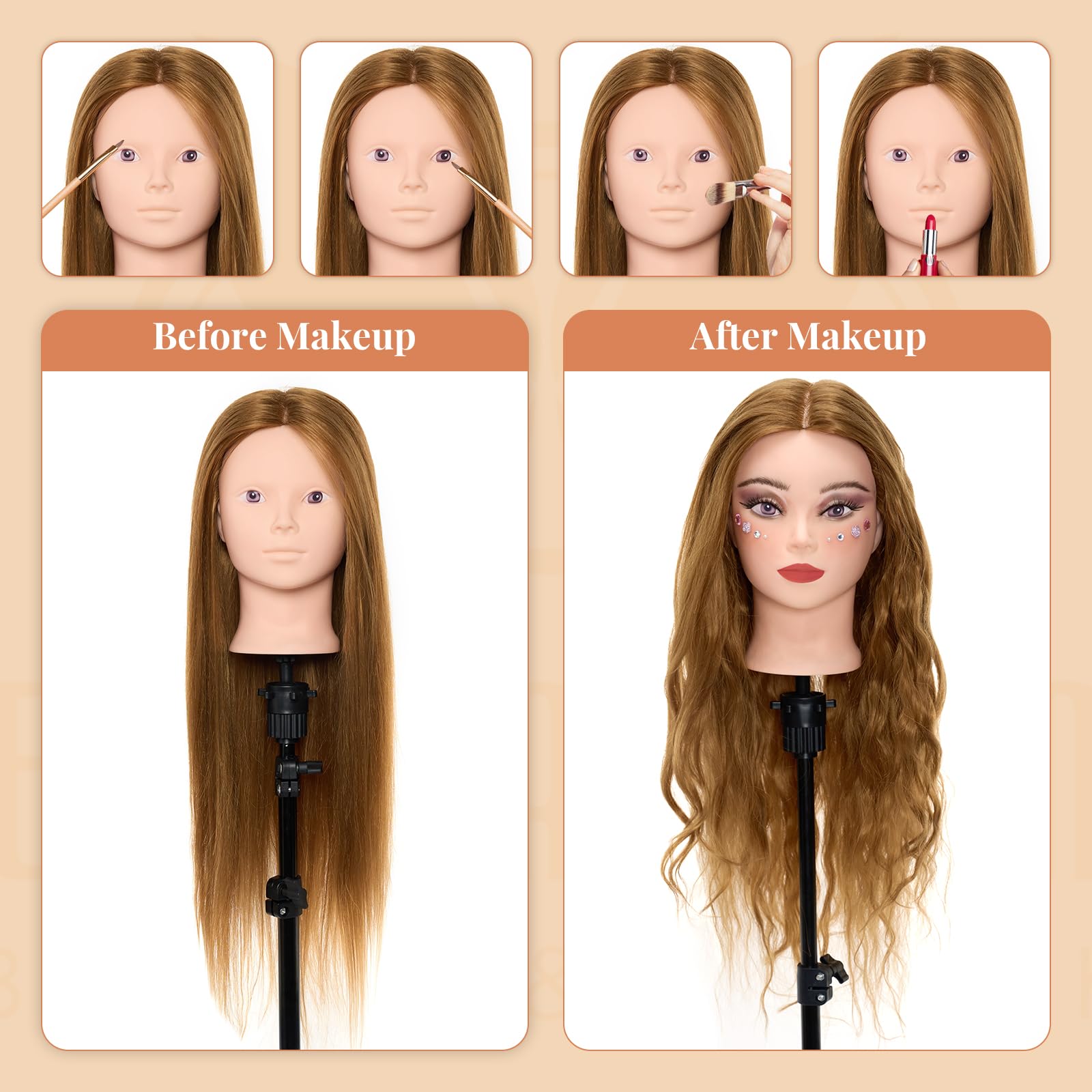 Neverland hair styling tools pack included for quick practice.