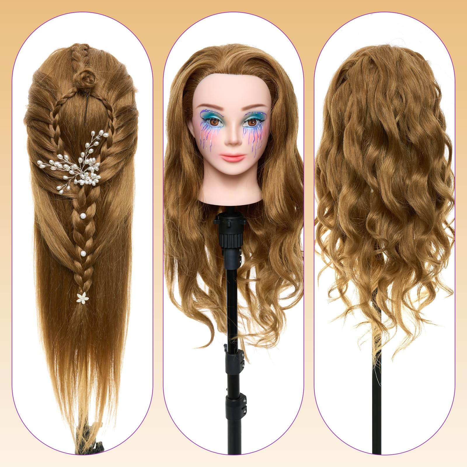 Neverland professional doll head trusted worldwide by salons and schools for durable practice.