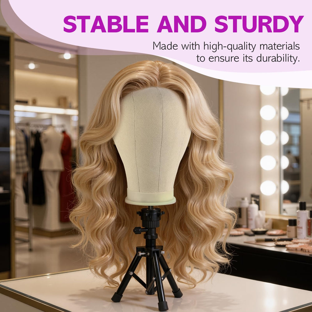 Neverland T-pin set helps secure wigs on the canvas head