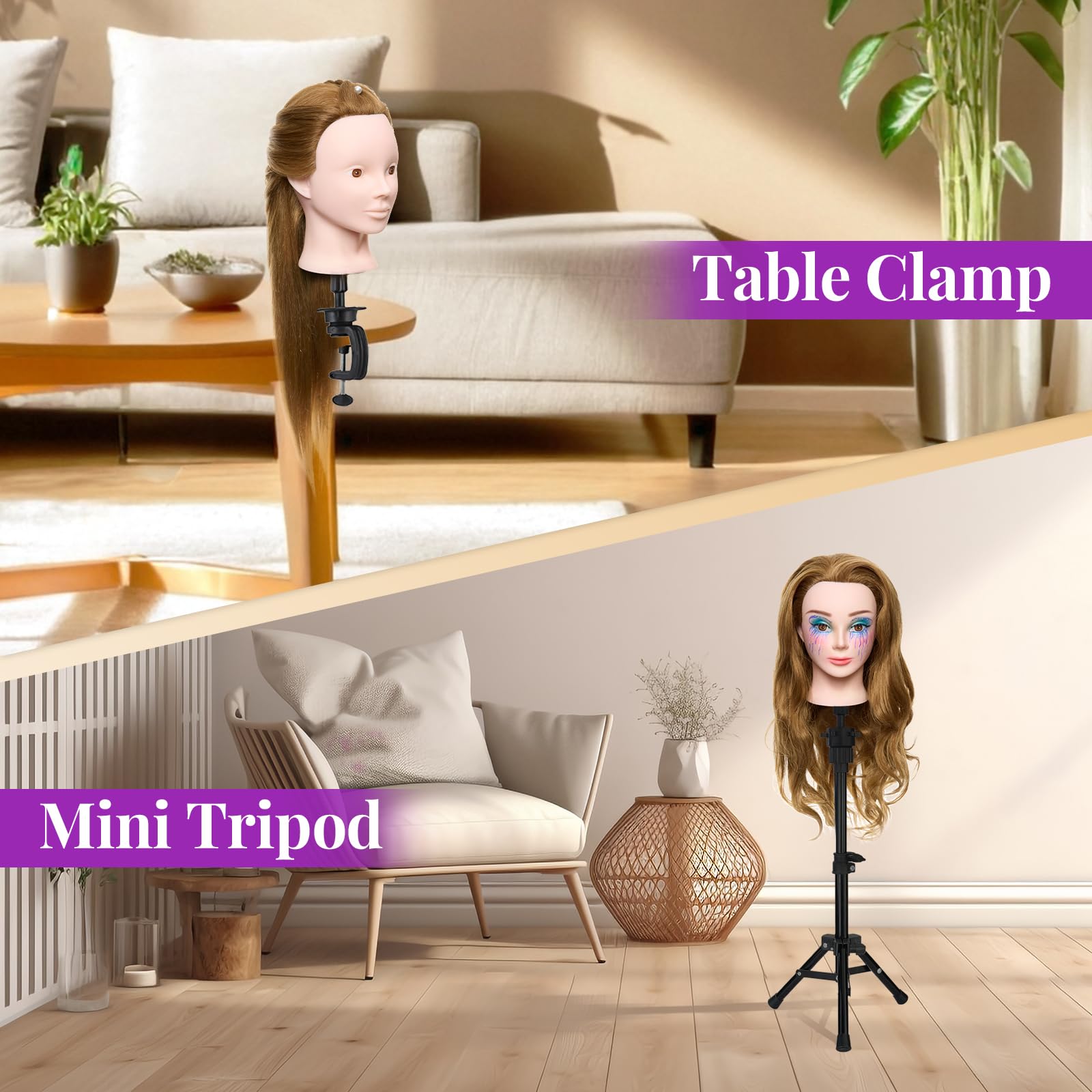 Neverland table clamp stand supports versatile workstation during training.