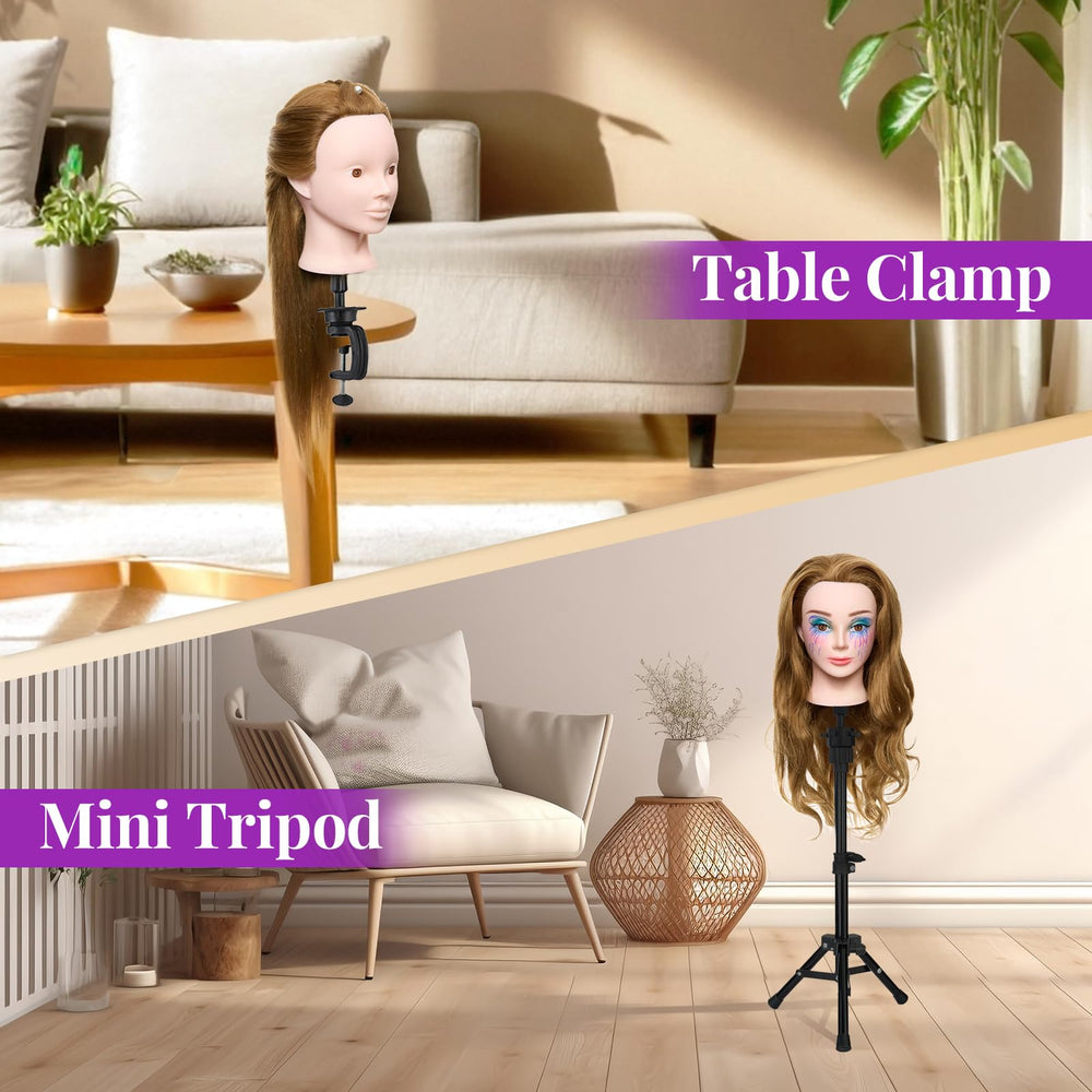 Neverland table clamp stand supports versatile workstation during training.