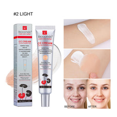 New Irven Hydrating CC Cream tube application provides silky blend and natural finish.