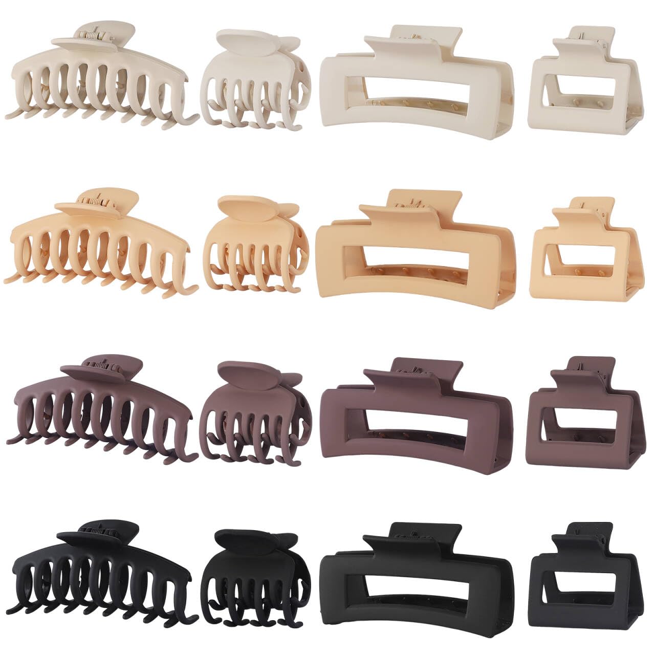 NEW LIVE large rectangle clip 4.1 inch secures thick hair all day