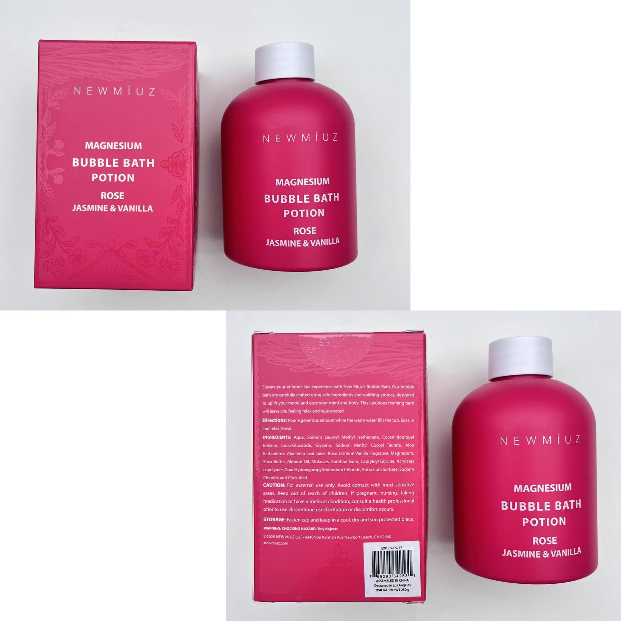 New Miuz complemento-bombas-bano ideal con leche para ritual extendido.