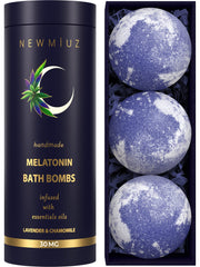 New Miuz Sleep Well lavender bath bomb for a calming evening ritual