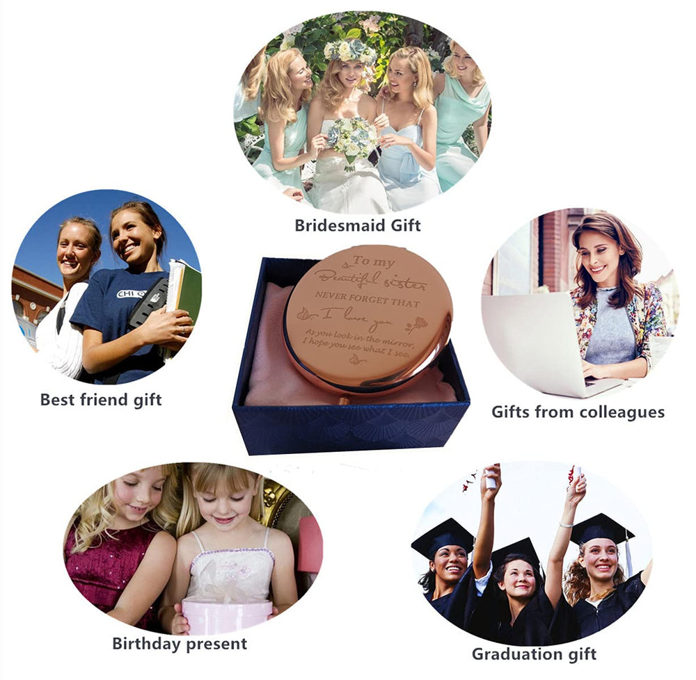New Prominent Friend Mirror in gift box, ready for celebration gifting.