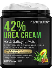 New York Biology 42% Urea Cream bottle for foot moisture